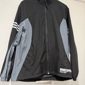 adidas Windstopper Men's Jacket - Black and Gray